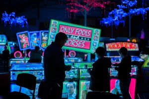 Landbaserat casino för spelautomater.
